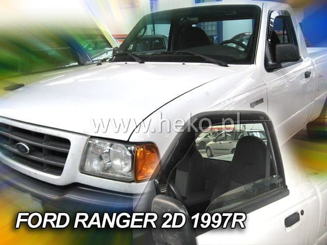 ΑΝΕΜΟΘΡΑΥΣΤΕΣ ΓΙΑ FORD RANGER PICK UP I 2D 1987-1997 / MAZDA B2500 PICKUP 1994-1997 ΖΕΥΓΑΡΙ ΑΠΟ ΕΥΚΑΜΠΤΟ ΦΙΜΕ ΠΛΑΣΤΙΚΟ HEKO - 2 ΤΕΜ.