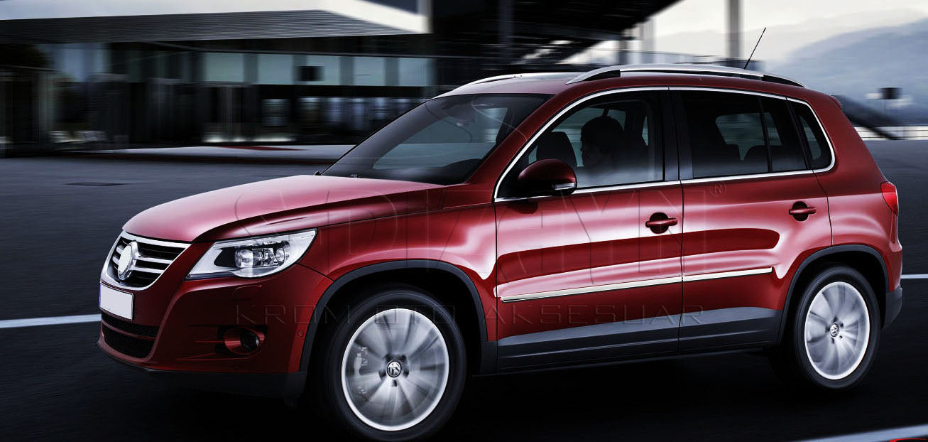 ΠΡΟΣΤΑΤΕΥΤΙΚΗ ΦΑΣΑ ΠΟΡΤΑΣ ΠΛΑΣΤΙΚΟ ΧΡΩΜΙΟ 4ΤΕΜ. ΓΙΑ VW TIGUAN 5D 2007-2015