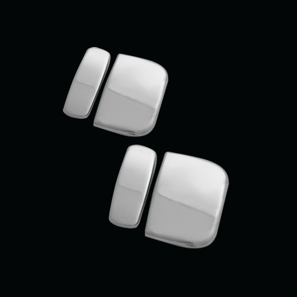 ΧΕΡΟΥΛΙΑ ΠΟΡΤΑΣ ΓΙΑ PEUGEOT PARTNER 1996-2008 ΧΡΩΜΙΟ ΜΕΤΑΛΛΙΚΑ 4ΤΕΜ.