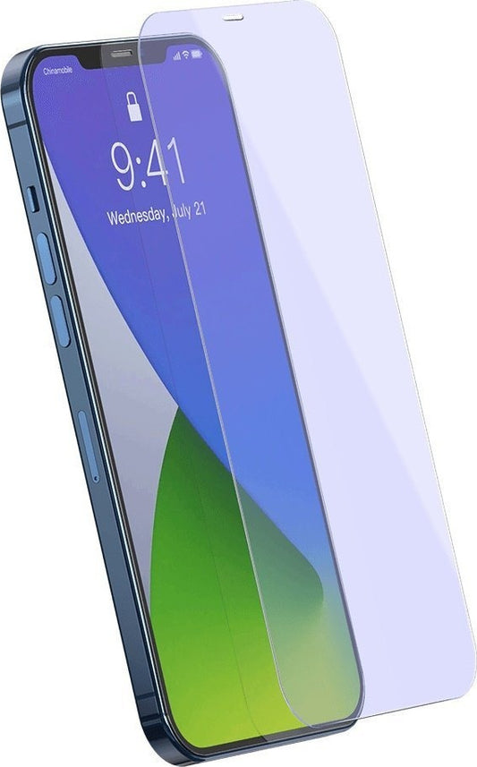 Baseus 2x Blue-Light Filter Tempered Glass (iPhone 12 Pro Max)