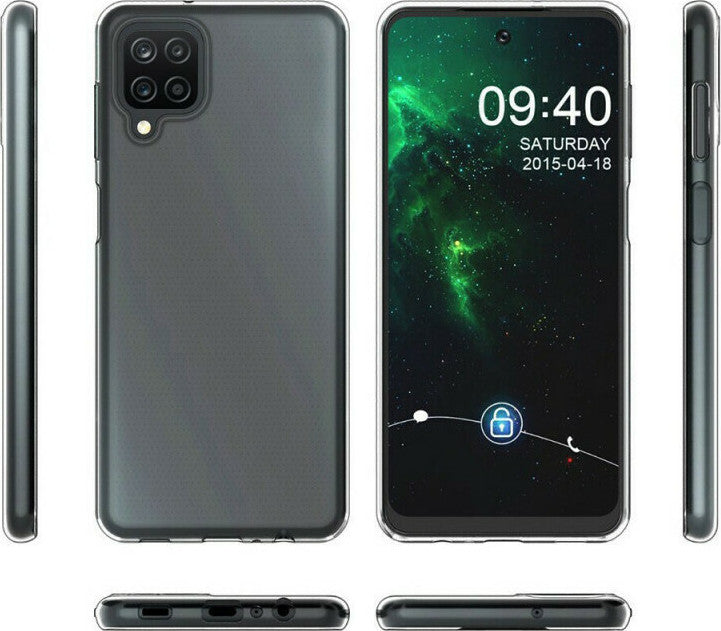 Erbord Erbord Samsung Galaxy A12 Slim Θήκη Σιλικόνης - Διάφανη