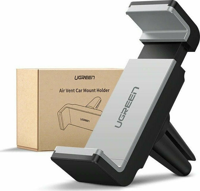 Ugreen Βάση Κινητού Αυτοκινήτου Air Vent Mount Phone Holder Gray με Ρυθμιζόμενα Άγκιστρα 30283