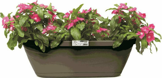 Ζαρντινιέρα Quality Laura Taupe 50x16cm