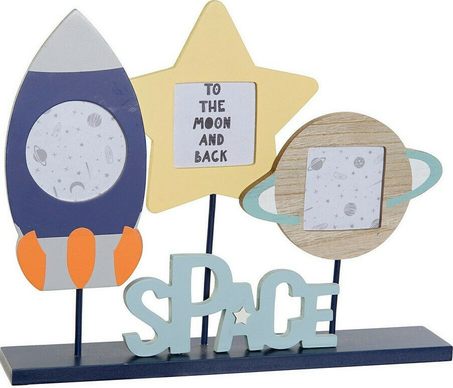 Dekodonia Πολυκορνίζα Ξύλινη Διαστημόπλοιο 3 Θέσεων S3015321