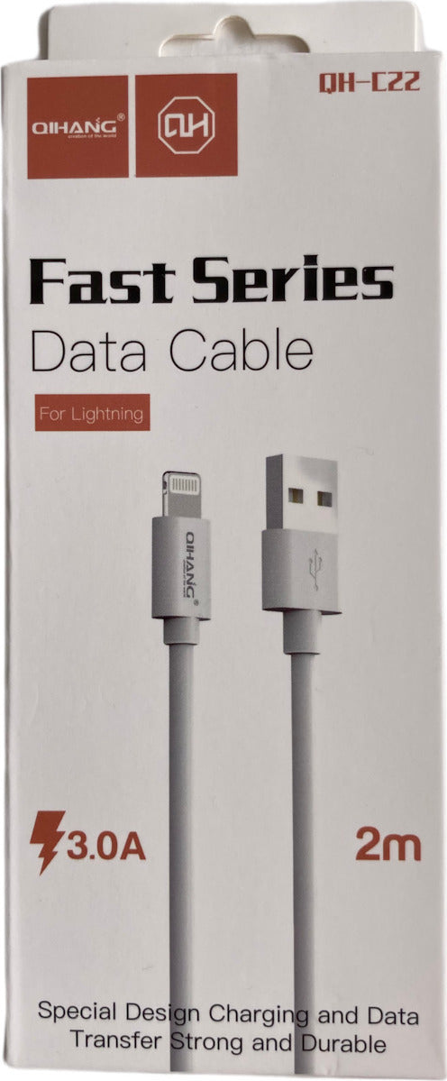 QIHANG QH-C22 USB to Lightning Cable Λευκό 2m