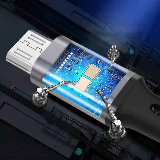 Proda Braided USB 2.0 to micro USB Cable Γκρι 1m (PD-B52M)