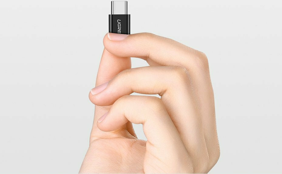 Ugreen Μετατροπέας USB-C male σε micro USB female Λευκό (30154)