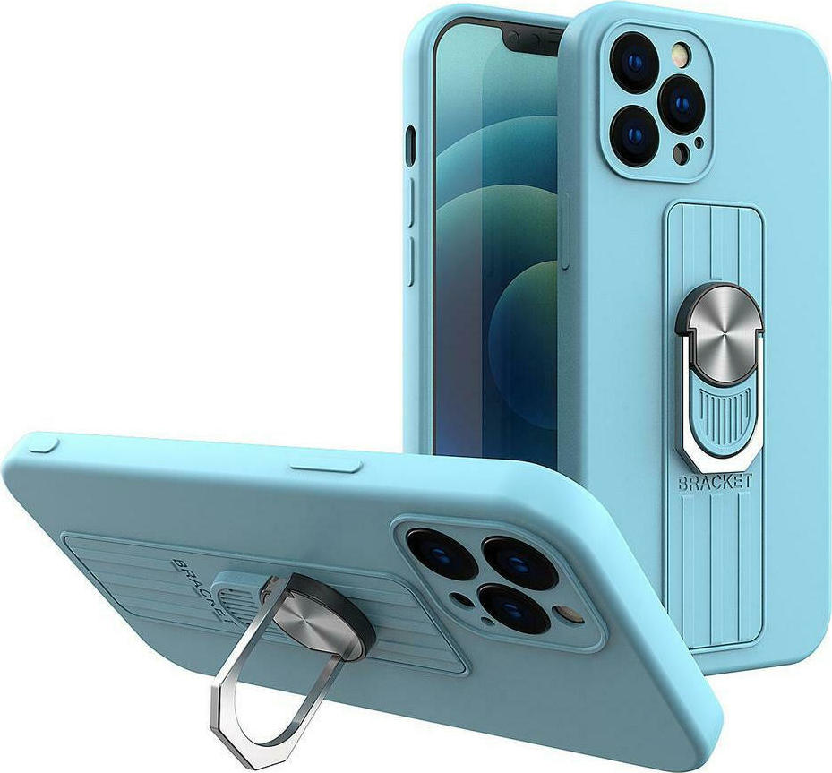 Hurtel Ring Back Cover Σιλικόνης Γαλάζιο (iPhone 11 Pro Max)