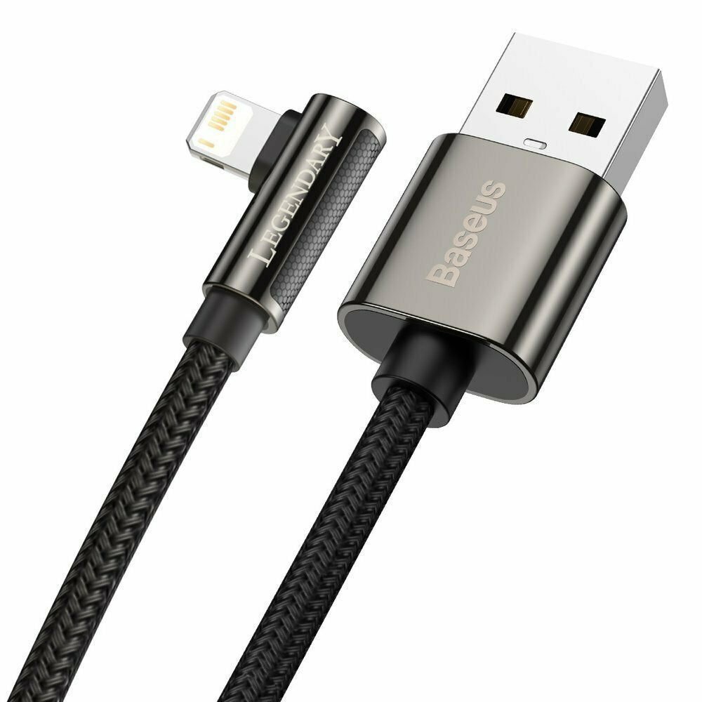Baseus Legend Braided USB to Lightning Cable Μαύρο 1m (CALCS-01)