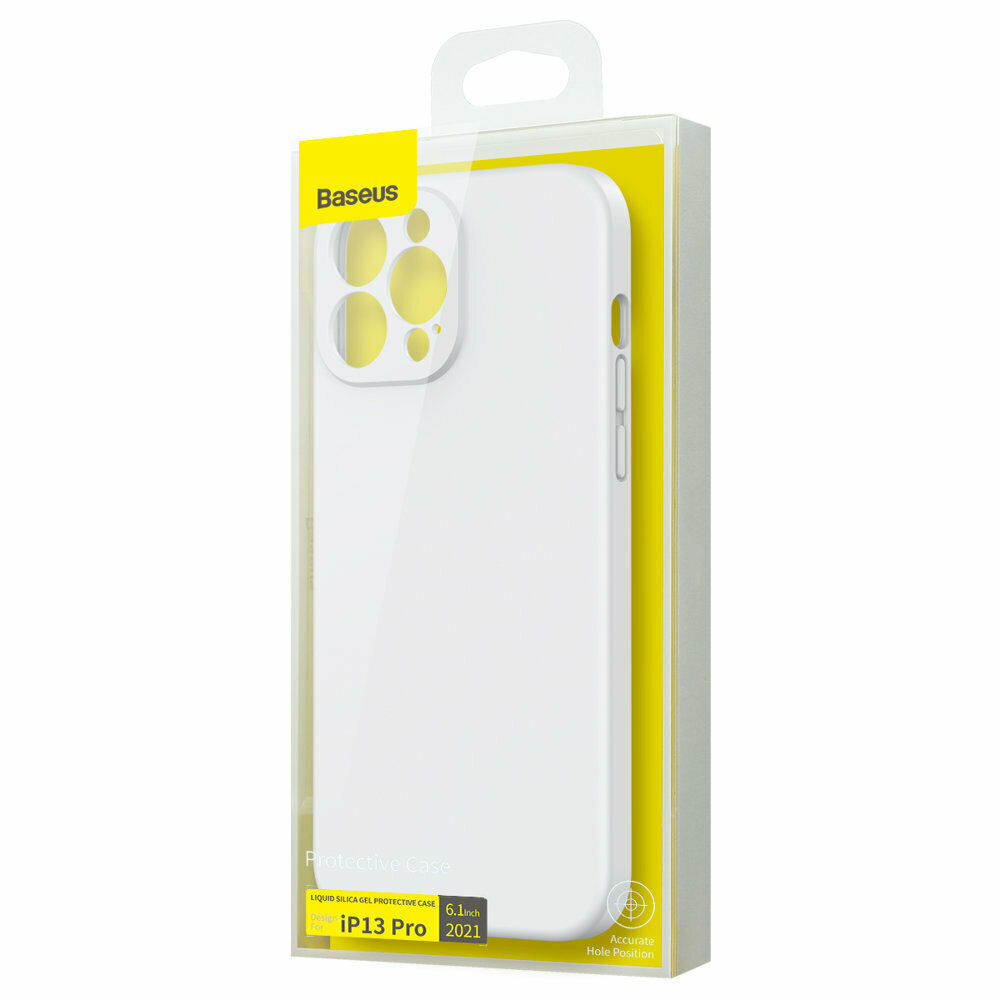 Baseus Liquid Gel Back Cover Σιλικόνης Λευκό (iPhone 13 Pro)