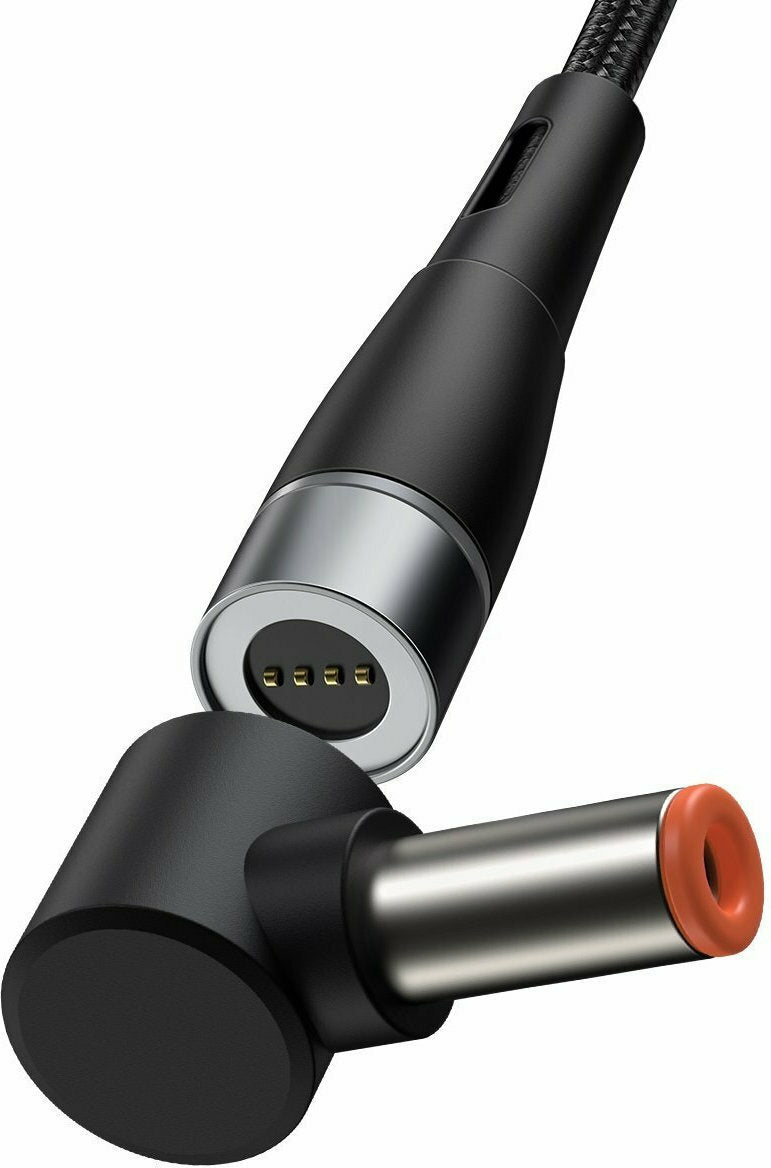 Καλώδιο Baseus Zinc Magnetic Cable, USB-C to DC 100W, PD, 2m, angled (black)