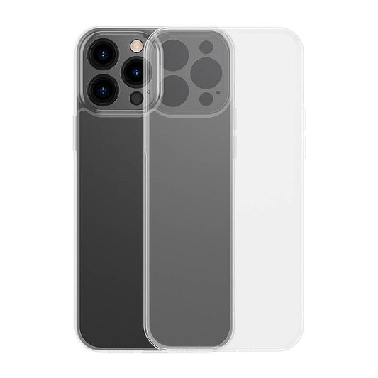 Baseus Frosted Glass Back Cover Σιλικόνης Διάφανο (iPhone 13 Pro Max)