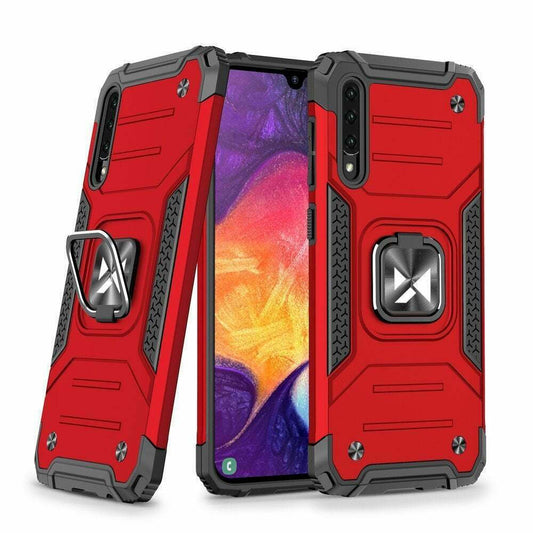 Wozinsky Ring Armor Back Cover Πλαστικό Κόκκινο (Galaxy A51)