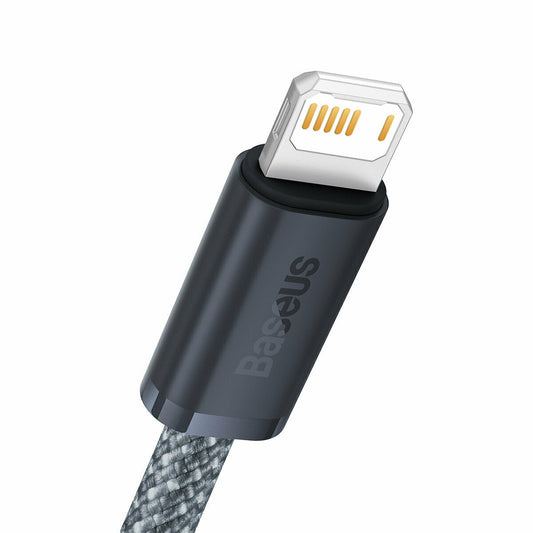 Baseus Braided USB to Lightning Cable Γκρι 1m (CALD000416)
