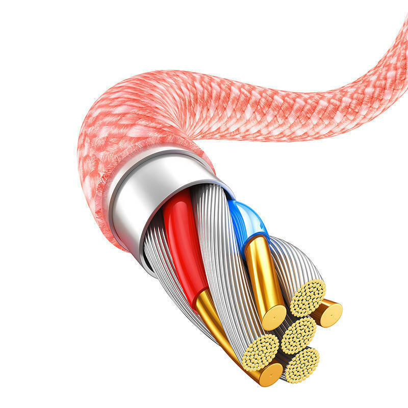Baseus Dynamic Braided USB to Lightning Cable Πορτοκαλί 1m (CALD000407)