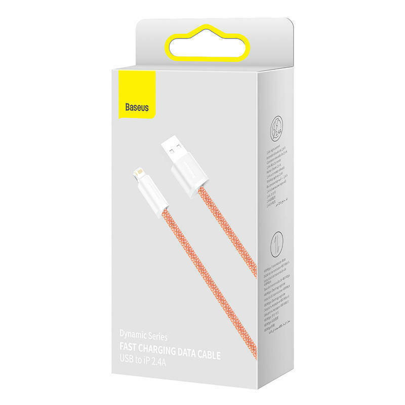 Baseus Dynamic Braided USB to Lightning Cable Πορτοκαλί 1m (CALD000407)