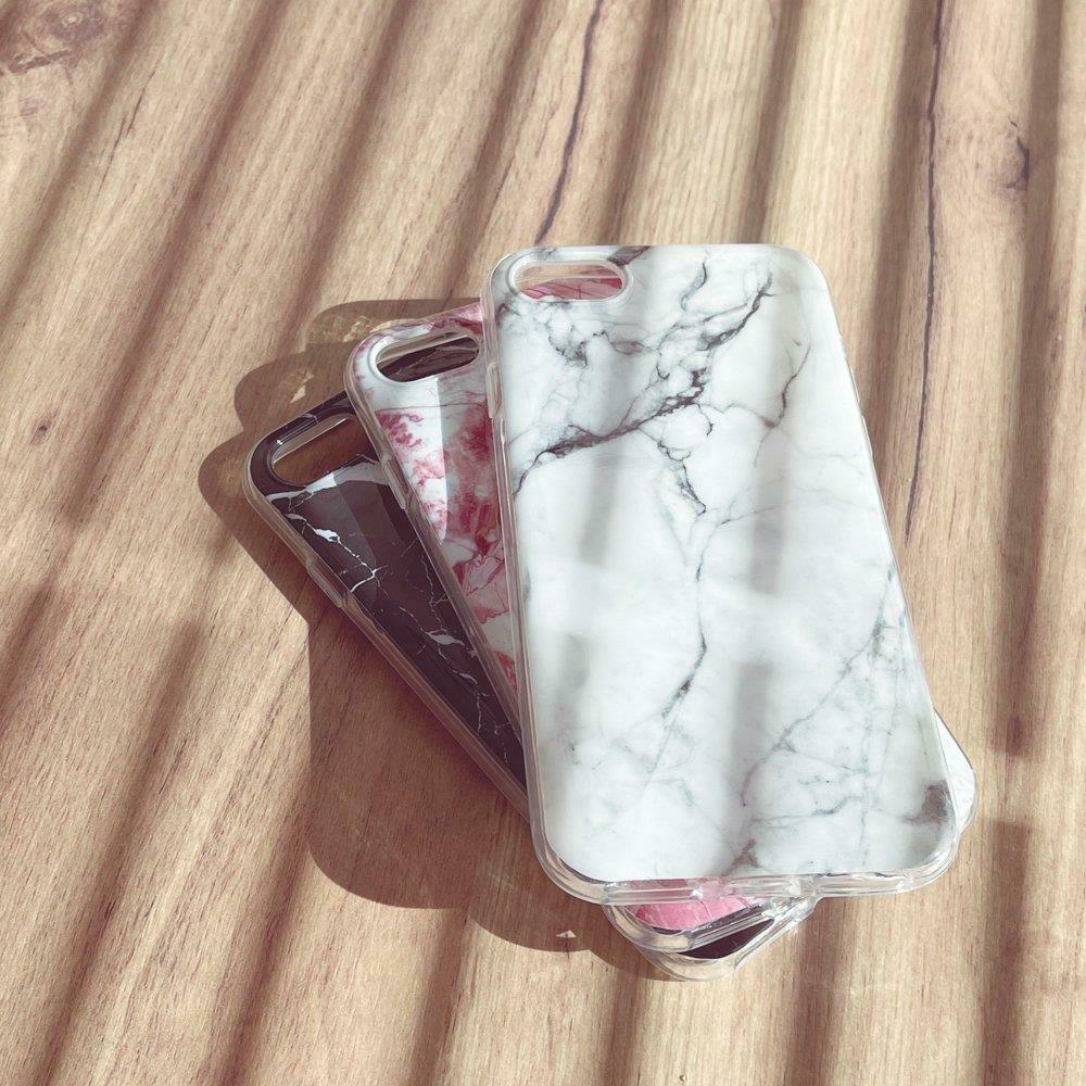 Wozinsky Marble Back Cover Σιλικόνης Ροζ (Galaxy A70)