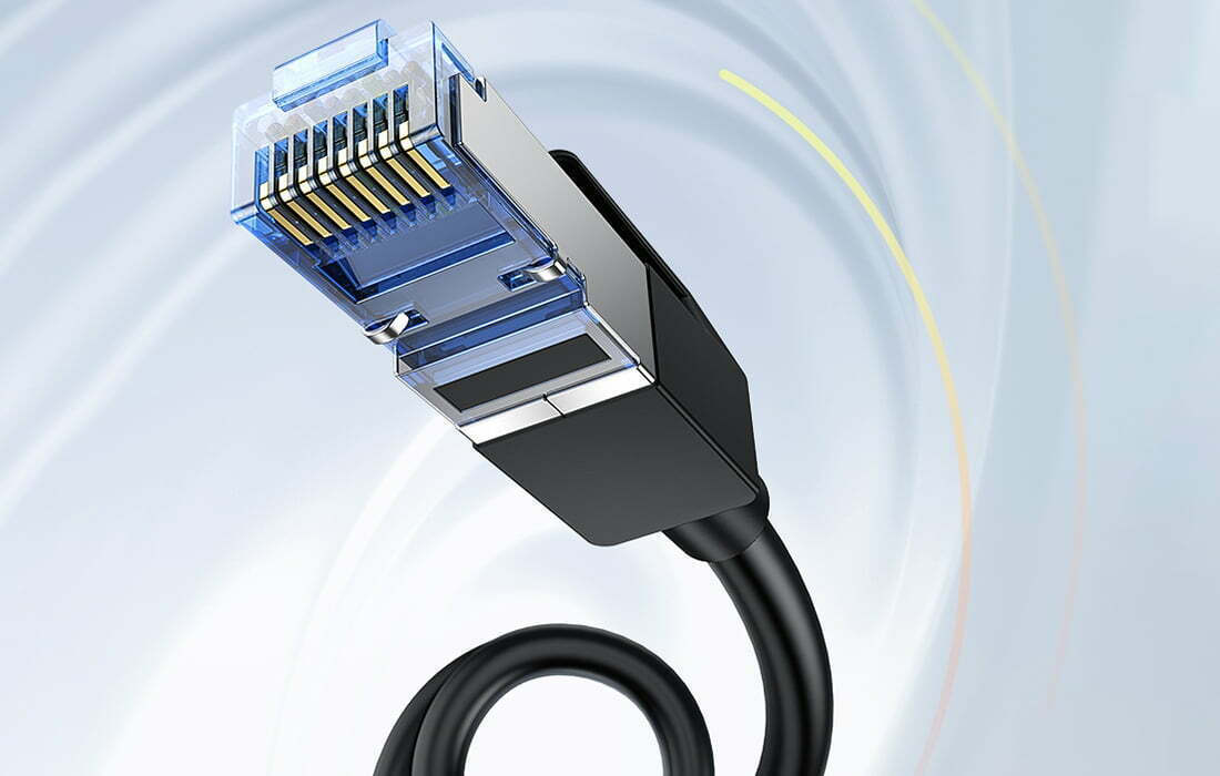 Ugreen S/FTP Cat.8 Καλώδιο Δικτύου 0.5m Μαύρο