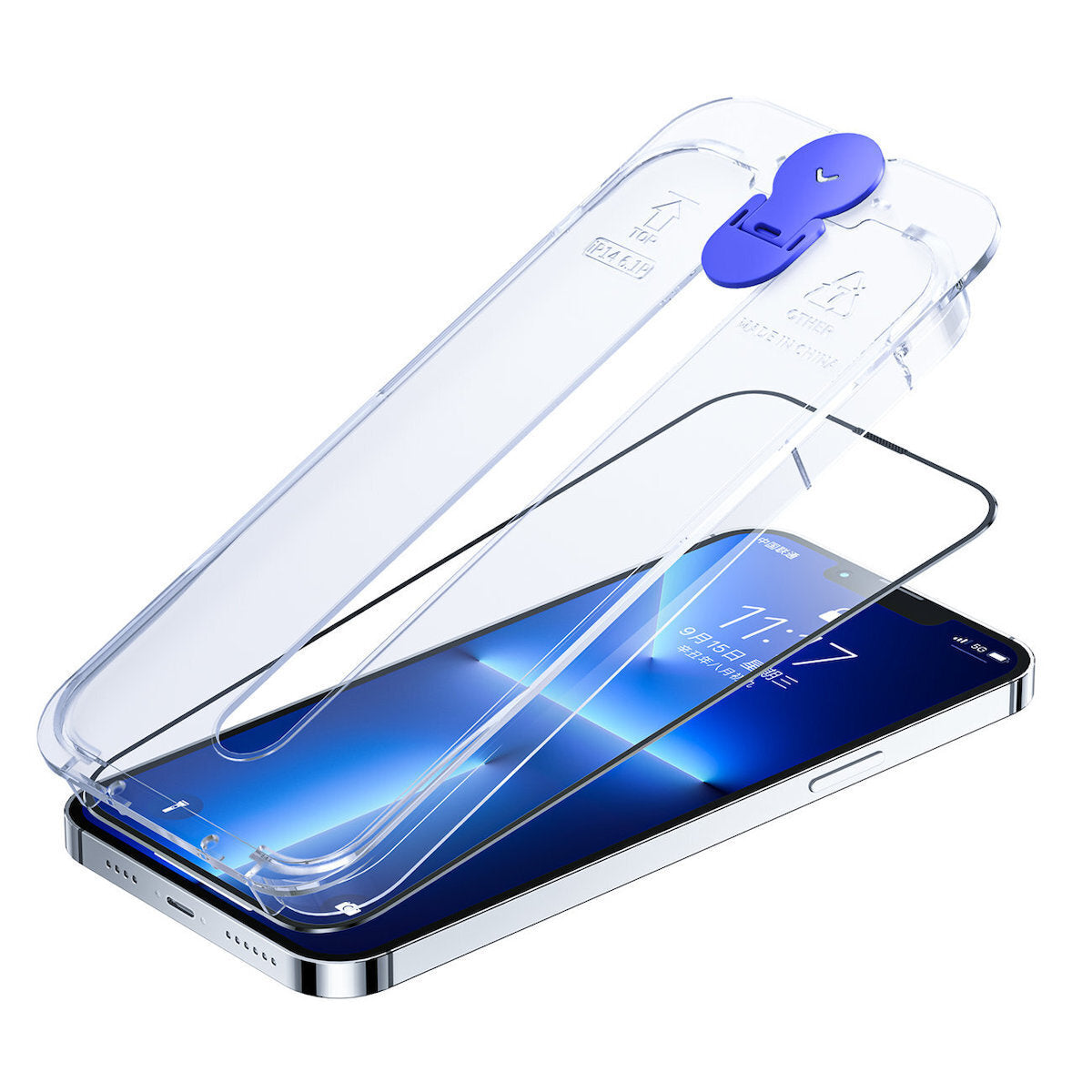 Joyroom Knight with Mounting Kit Tempered Glass (iPhone 14 Pro)