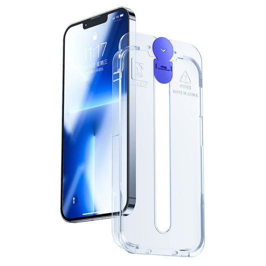 Joyroom Knight with Mounting Kit Tempered Glass (iPhone 14 Pro)