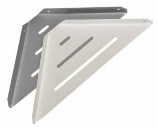 ΓΩΝΙΑ ΣΤΗΡΙΞΗΣ ΡΑΦΙΟΥ TRIA 180Χ180ΜΜ ΛΕΥΚΟ