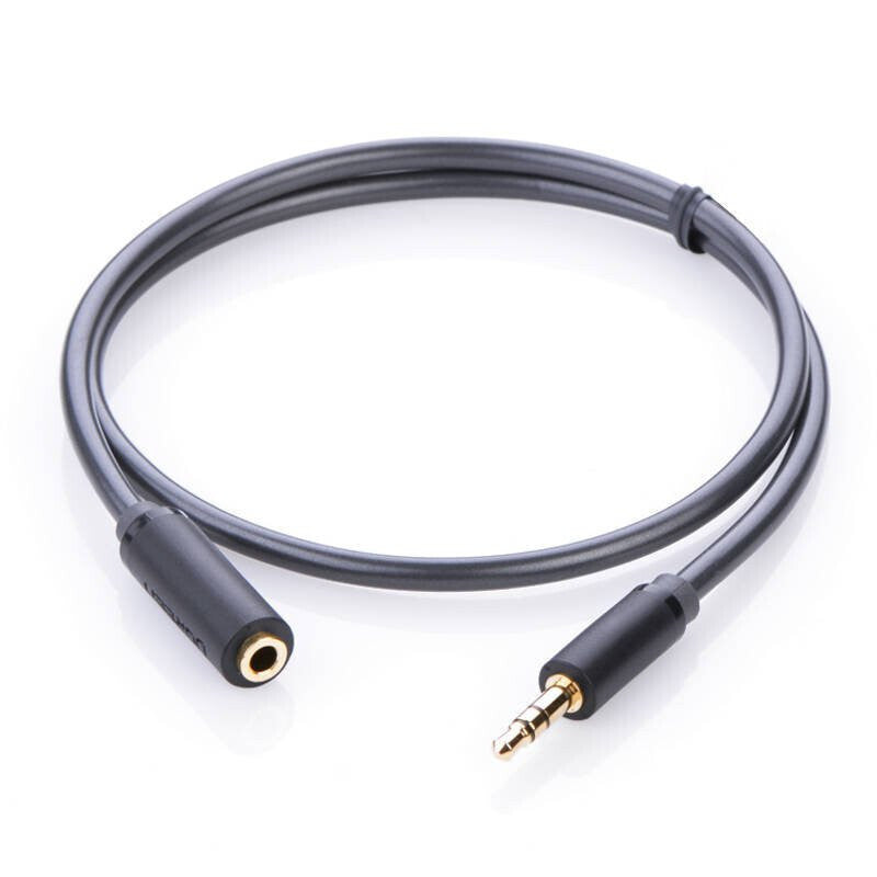 Ugreen Καλώδιο 3.5mm male - 3.5mm female Γκρι 1m (10782)