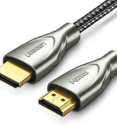 Ugreen HDMI 2.0 Braided Cable HDMI male - HDMI male 2m Γκρι