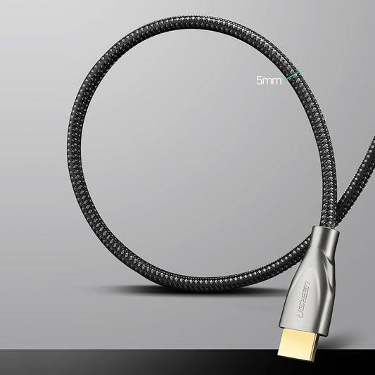 Ugreen HDMI 2.0 Braided Cable HDMI male - HDMI male 2m Γκρι