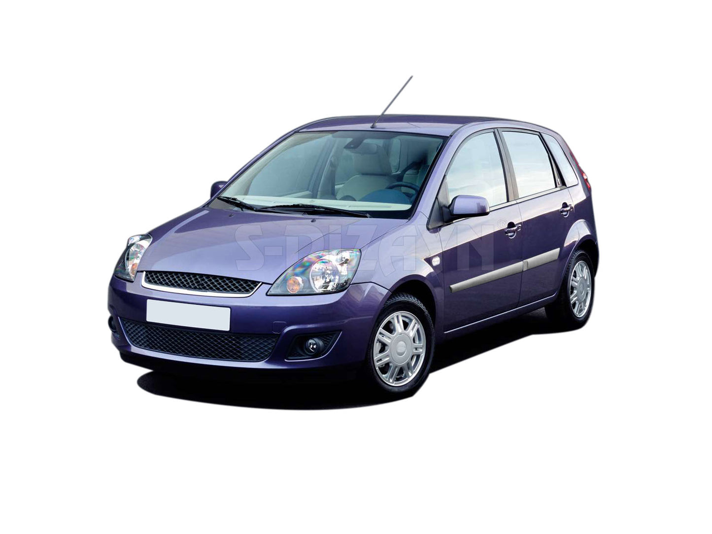 ΔΙΑΚΟΣΜΗΤΙΚΗ ΦΑΣΑ ΠΟΡΤΑΣ ΧΡΩΜΙΟ S-DIZAYN ΓΙΑ FORD FIESTA HB 5D 06-09 - 4 TEM.