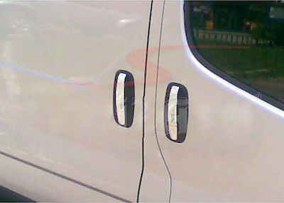 ΧΕΡΟΥΛΙΑ ΠΟΡΤΑΣ ΓΙΑ RENAULT TRAFIC 2001-2010 ΧΡΩΜΙΟ ΜΕΤΑΛΛΙΚΑ 5ΤΕΜ.