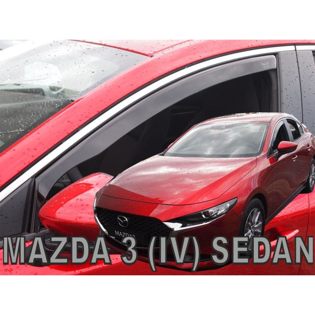 ΑΝΕΜΟΘΡΑΥΣΤΕΣ ΓΙΑ MAZDA 3 4D 2019+ ΖΕΥΓΑΡΙ ΑΠΟ ΕΥΚΑΜΠΤΟ ΦΙΜΕ ΠΛΑΣΤΙΚΟ HEKO - 2 ΤΕΜ.