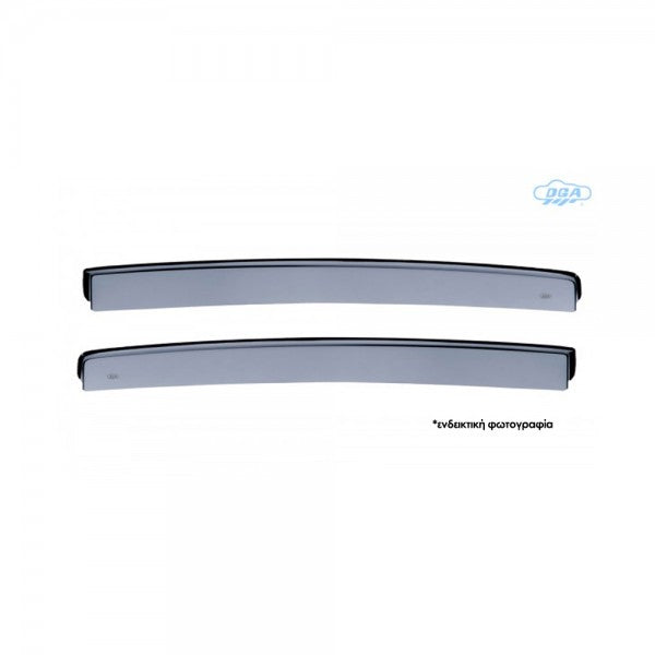 ΖΕΥΓΑΡΙ ΠΙΣΩ ΑΝΕΜΟΘΡΑΥΣΤΕΣ ΓΙΑ PEUGEOT 308 5D/SW 2021+ ΑΠΟ ΕΥΚΑΜΠΤΟ ΧΥΤΟ ΑΚΡΥΛΙΚΟ ΓΥΑΛΙ DGA - 2 ΤΕΜ.