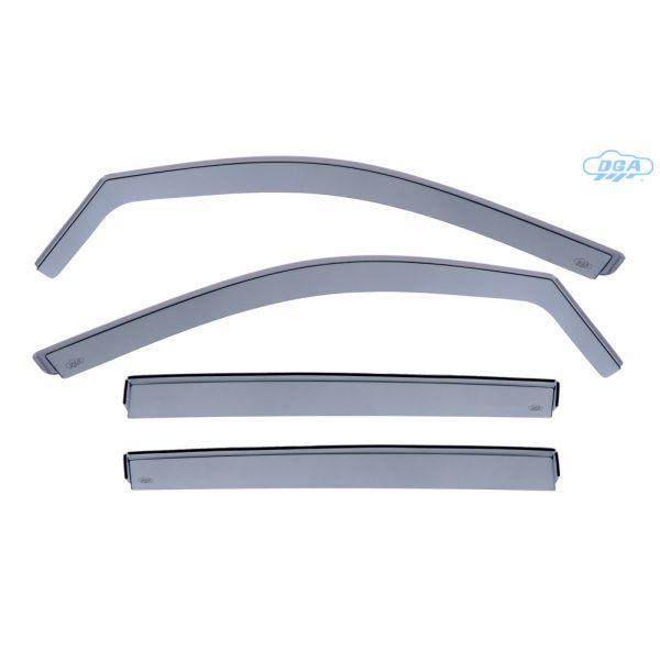 ΣΕΤ ΑΝΕΜΟΘΡΑΥΣΤΕΣ ΓΙΑ MAZDA CX-3 5D 2015 + ΑΠΟ ΕΥΚΑΜΠΤΟ ΧΥΤΟ ΑΚΡΥΛΙΚΟ ΓΥΑΛΙ (CAST ACRYLIC GLASS) DGA - 4 ΤΕΜ.