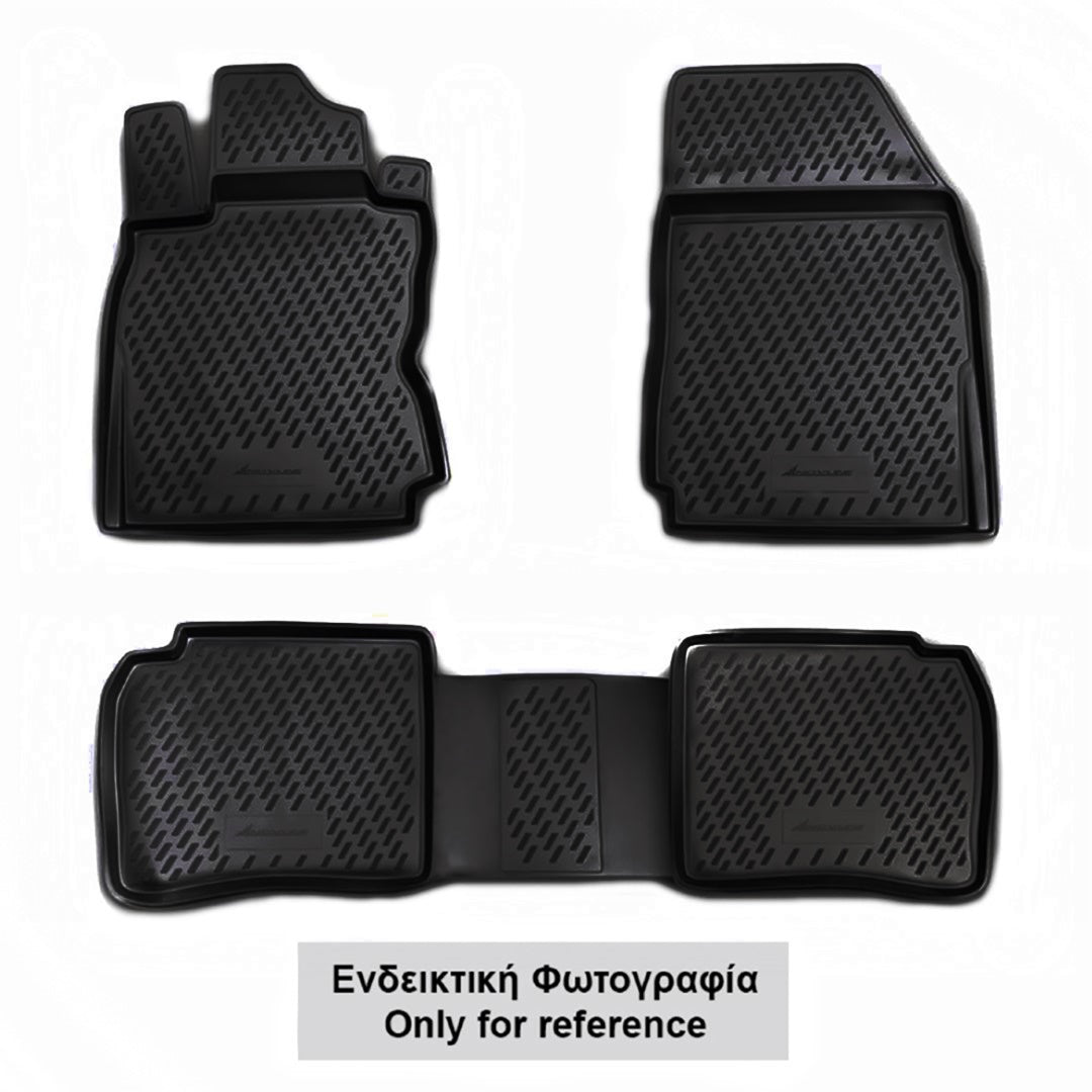 ΜΑΡΚΕ ΠΑΤΑΚΙΑ ΣΕ ΣΚΑΦΗ TPE ΛΑΣΤΙΧΟ ΓΙΑ SUBARU XV 5D 2017+ ΣΕ ΜΑΥΡΟ ΧΡΩΜΑ NOVLINE - 4 ΤΕΜ.