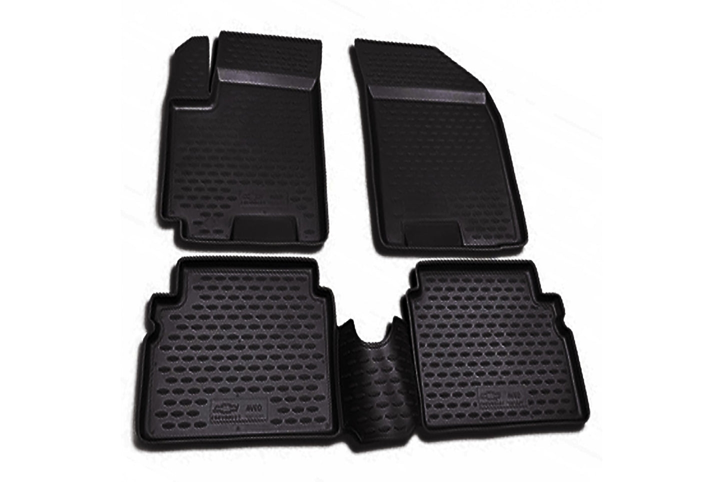 ΜΑΡΚΕ ΠΑΤΑΚΙΑ ΣΕ ΣΚΑΦΗ TPE ΛΑΣΤΙΧΟ ΓΙΑ CHEVROLET AVEO 5D 2012-2015 ΣΕ ΜΑΥΡΟ ΧΡΩΜΑ NOVLINE - 4 ΤΕΜ.