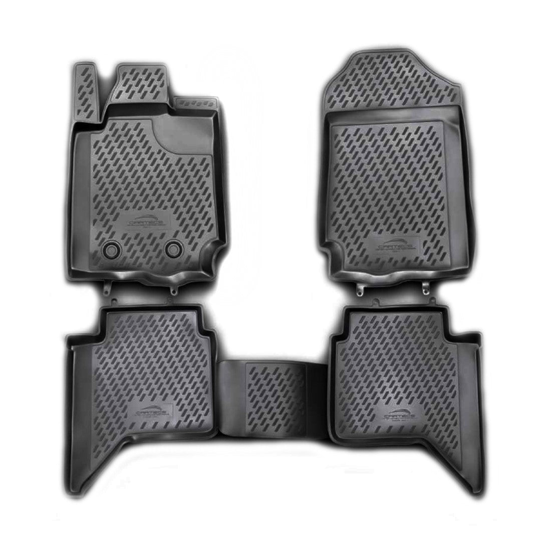 ΜΑΡΚΕ ΠΑΤΑΚΙΑ ΣΕ ΣΚΑΦΗ TPE ΛΑΣΤΙΧΟ ΓΙΑ FORD RANGER 4D 2011+ ΣΕ ΑΝΘΡΑΚΙ ΣΚΟΥΡΟ ΓΚΡΙ ΧΡΩΜΑ NOVLINE - 4 ΤΕΜ.