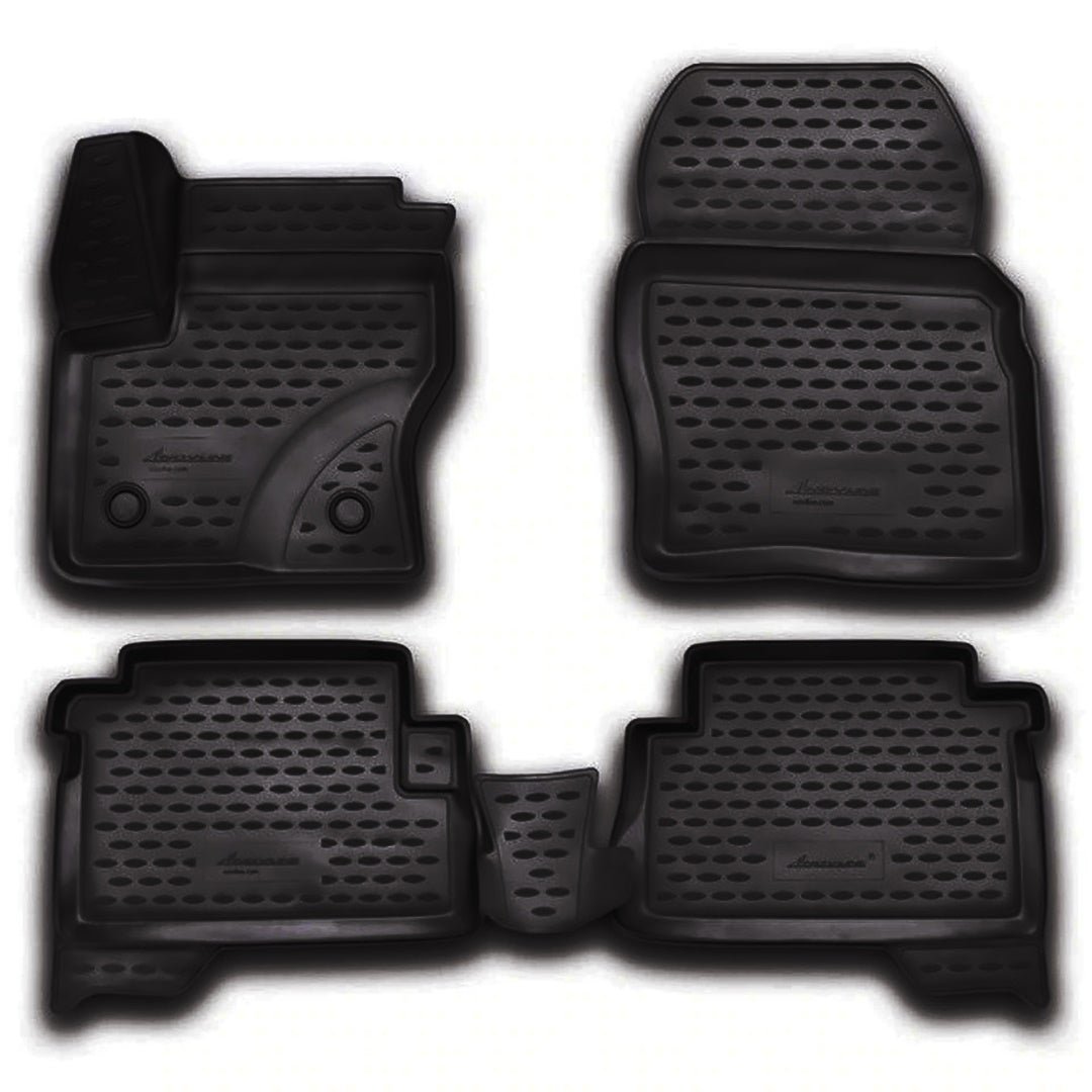 ΜΑΡΚΕ ΠΑΤΑΚΙΑ ΣΕ ΣΚΑΦΗ TPE ΛΑΣΤΙΧΟ ΓΙΑ FORD KUGA 5D 2013-2019 ΣΕ ΜΑΥΡΟ ΧΡΩΜΑ NOVLINE - 4 ΤΕΜ.