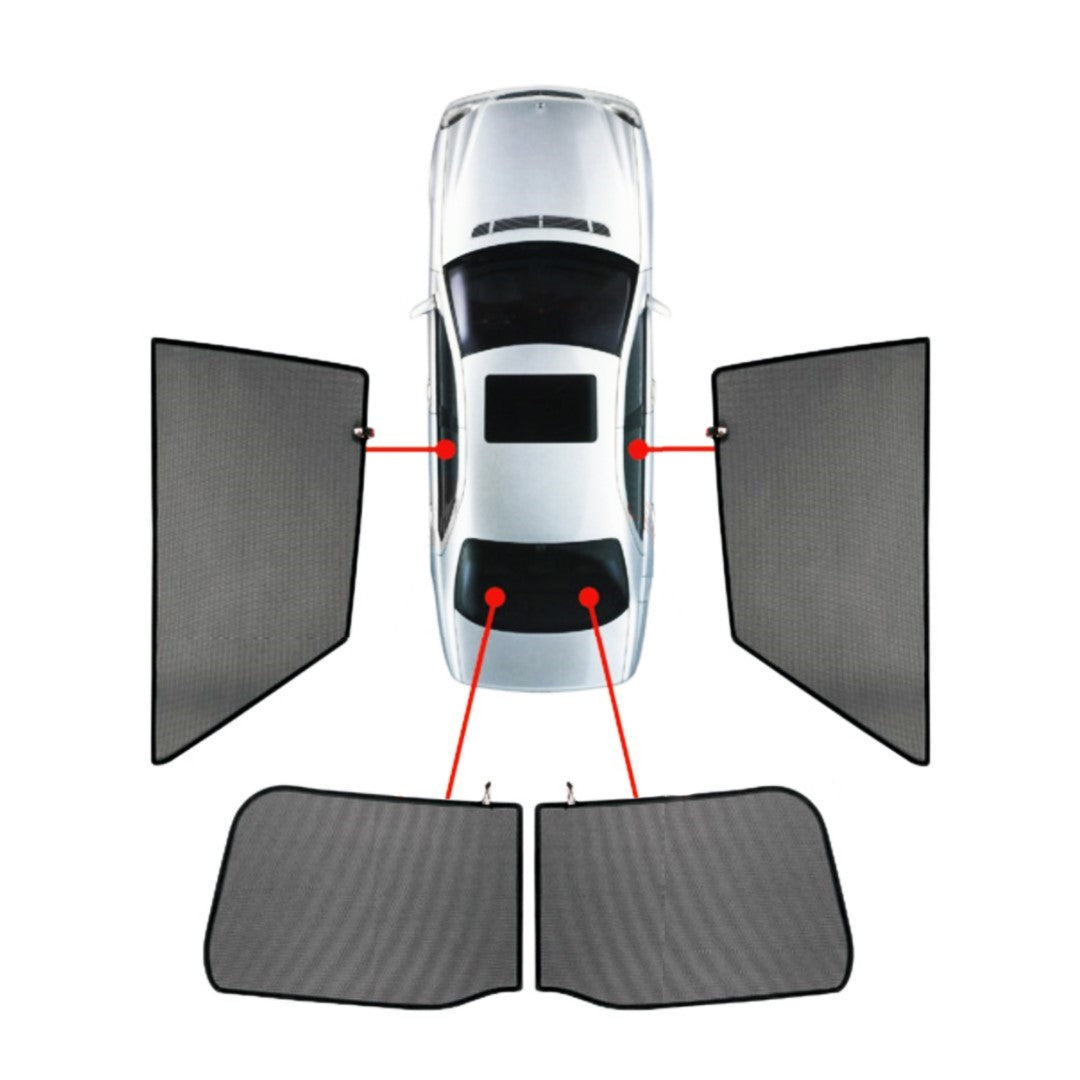 ΚΟΥΡΤΙΝΑΚΙΑ ΜΑΡΚΕ CAR SHADES ΓΙΑ ALFA ROMEO GIULIETTA 940 5D 2010+ - 4 ΤΕΜ.