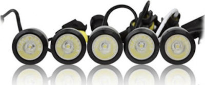 ΦΩΤΑ ΗΜΕΡΑΣ DRL 825S 12V ΠΡΟΣΘΕΤΟ DAYTIME ΔΙΕΘΝΗ ΜΕ 10LED 20x15mm ΑΣΗΜΙ 2ΤΕΜ M-TECH