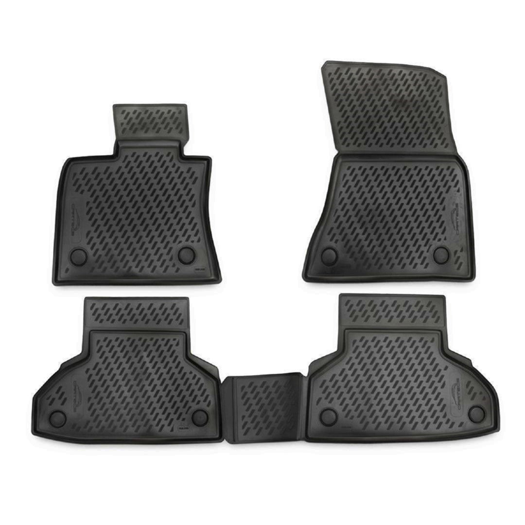 ΜΑΡΚΕ ΠΑΤΑΚΙΑ ΣΕ ΣΚΑΦΗ TPE ΛΑΣΤΙΧΟ ΓΙΑ BMW X6 F16 2014-2019 ΣΕ ΑΝΘΡΑΚΙ ΣΚΟΥΡΟ ΓΚΡΙ ΧΡΩΜΑ NOVLINE - 4 ΤΕΜ.