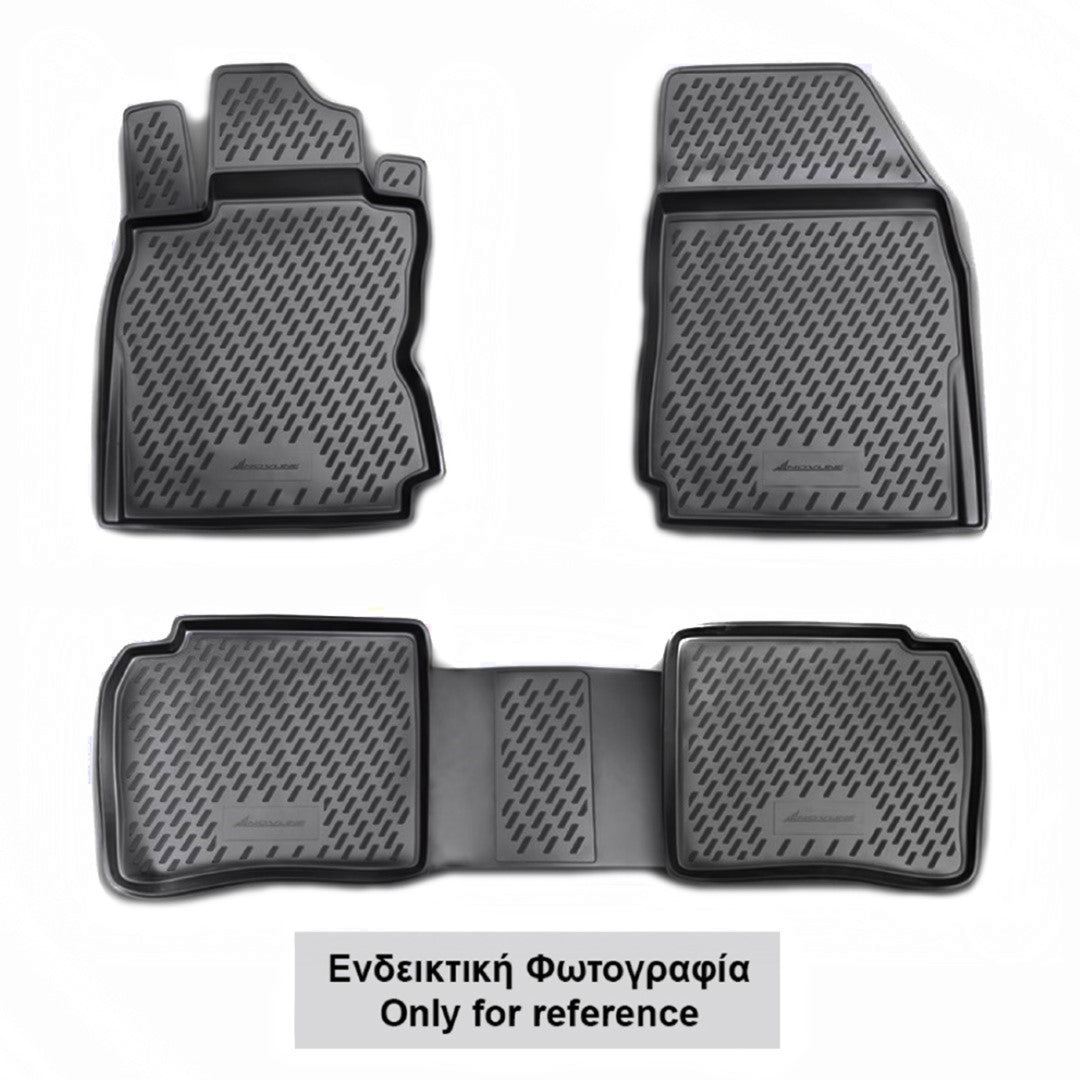 ΜΑΡΚΕ ΠΑΤΑΚΙΑ ΣΕ ΣΚΑΦΗ TPE ΛΑΣΤΙΧΟ ΓΙΑ BMW X5 2006-2013 (ΑΝΘΡΑΚΙ/ΣΚΟΥΡΟ ΓΚΡΙ) - 4 ΤΕΜ.