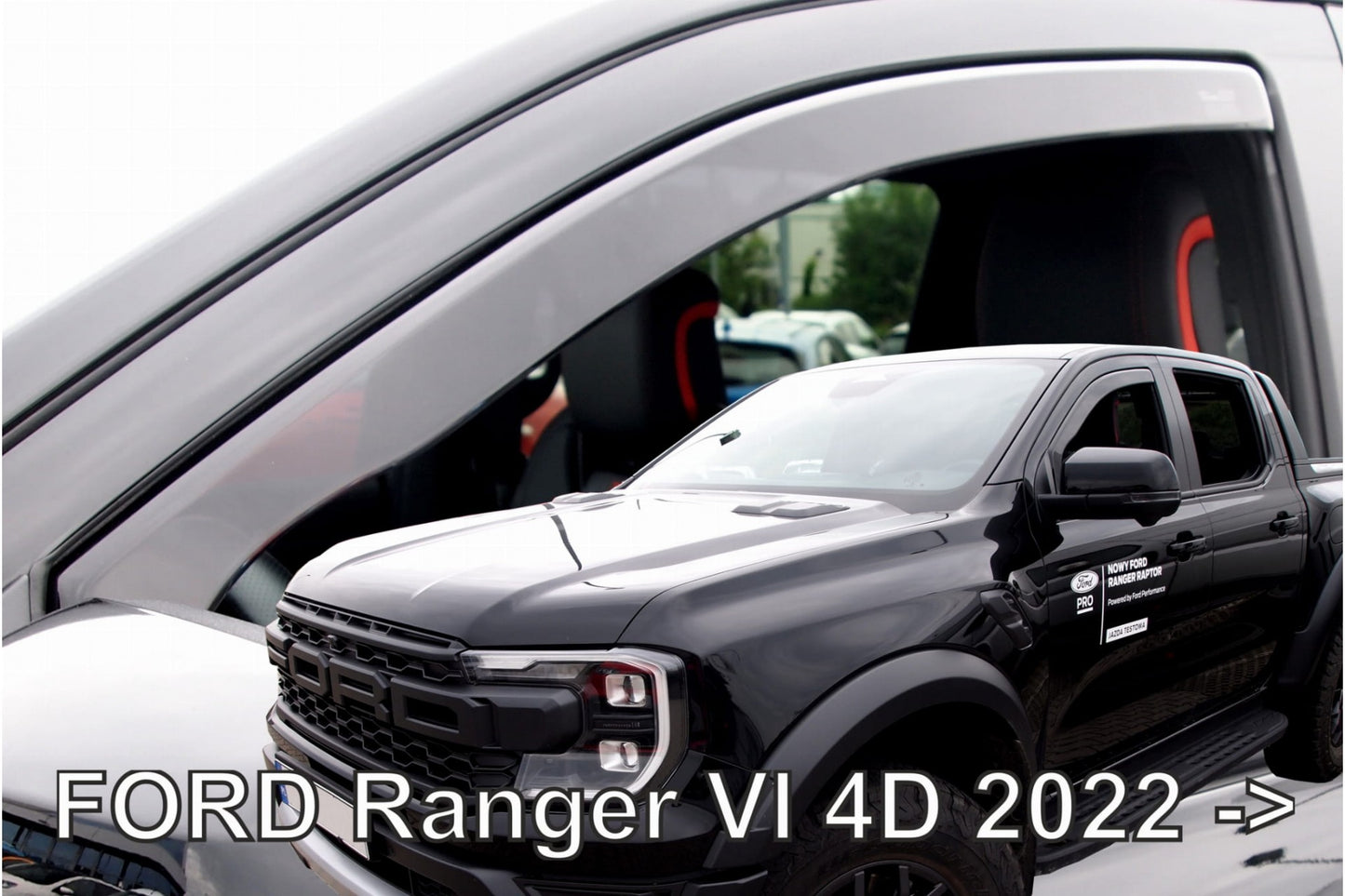ΑΝΕΜΟΘΡΑΥΣΤΕΣ ΓΙΑ FORD RANGER 4D 2022+ /RAPTOR 2022+ ΣΕΤ ΑΥΤΟΚΙΝΗΤΟΥ ΑΠΟ ΕΥΚΑΜΠΤΟ ΦΙΜΕ ΠΛΑΣΤΙΚΟ HEKO - 4 ΤΕΜ.
