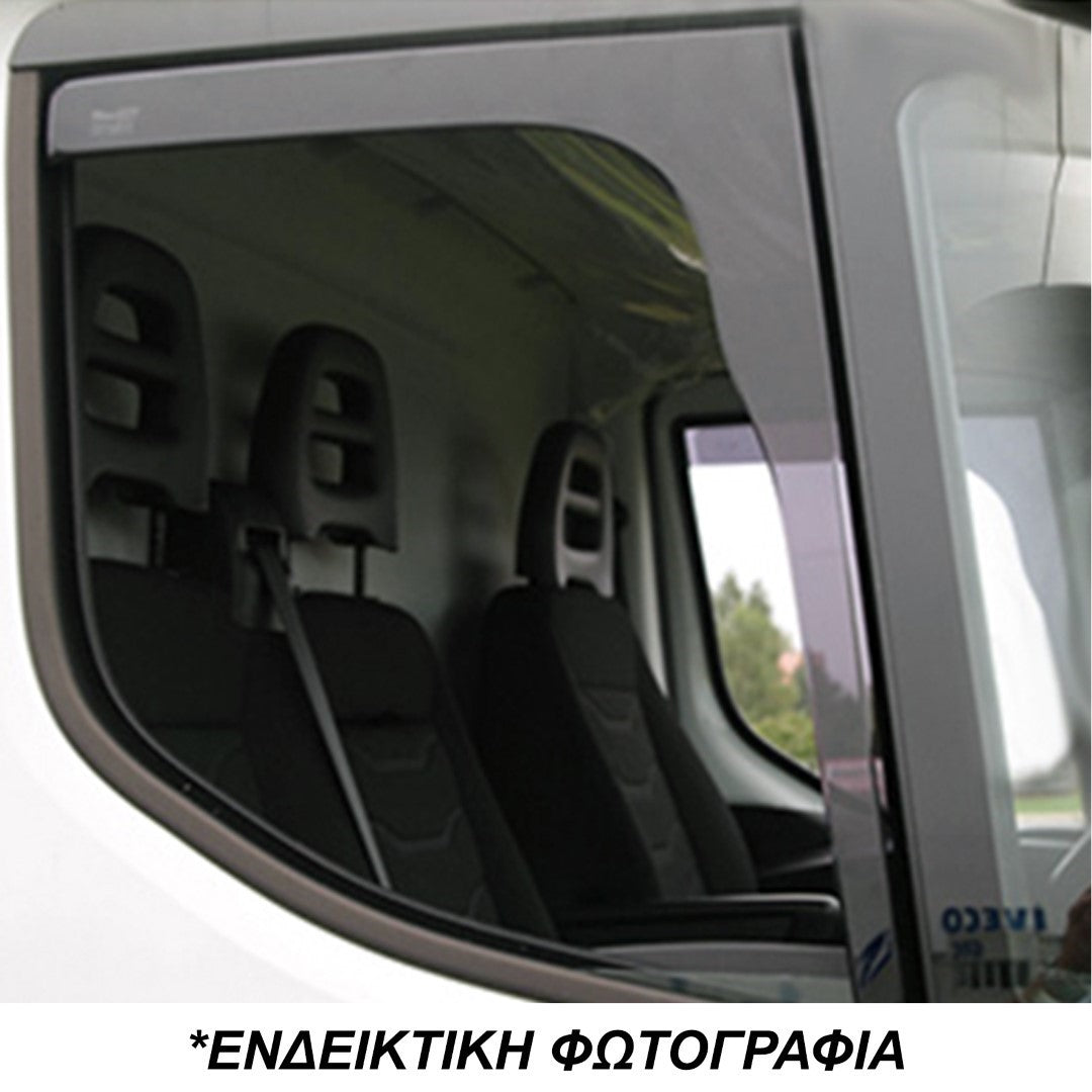 ΑΝΕΜΟΘΡΑΥΣΤΕΣ ΓΙΑ MERCEDES SPRINTER 1995-2006 ΖΕΥΓΑΡΙ ΑΠΟ ΕΞΩΤΕΡΙΚΟΙ ΑΥΤΟΚΟΛΛΗΤΟΙ VAN ΑΠΟ ΕΥΚΑΜΠΤΟ ΦΙΜΕ ΠΛΑΣΤΙΚΟ HEKO (Μ49 X Υ57 cm) - 2 ΤΕΜ.