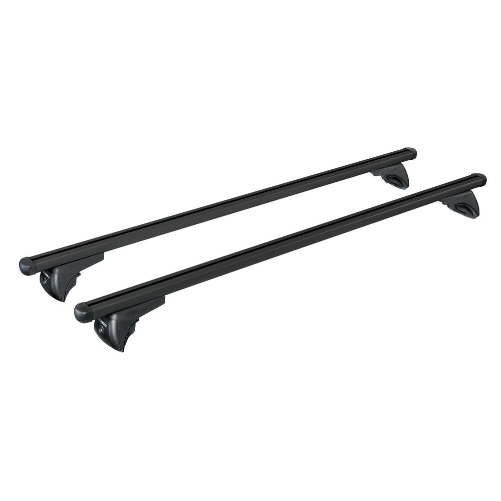 ΜΠΑΡΕΣ ΟΡΟΦΗΣ HELIO BLACK (L) 127cm ΑΛΟΥΜΙΝΙΟΥ ΜΑΥΡΗ ΜΕ ΚΛΕΙΔΑΡΙΕΣ (FLUSH RAILING) NORDRIVE - 2 TEM.