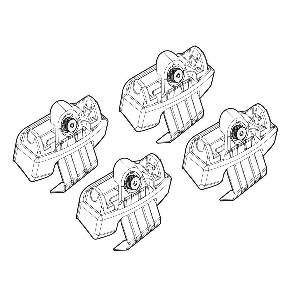 ΑΚΡΑ ΓΙΑ ΜΠΑΡΕΣ NORDRIVE ΓΙΑ SKODA FABIA 5D 09/2021+ - 4 ΤΕΜ