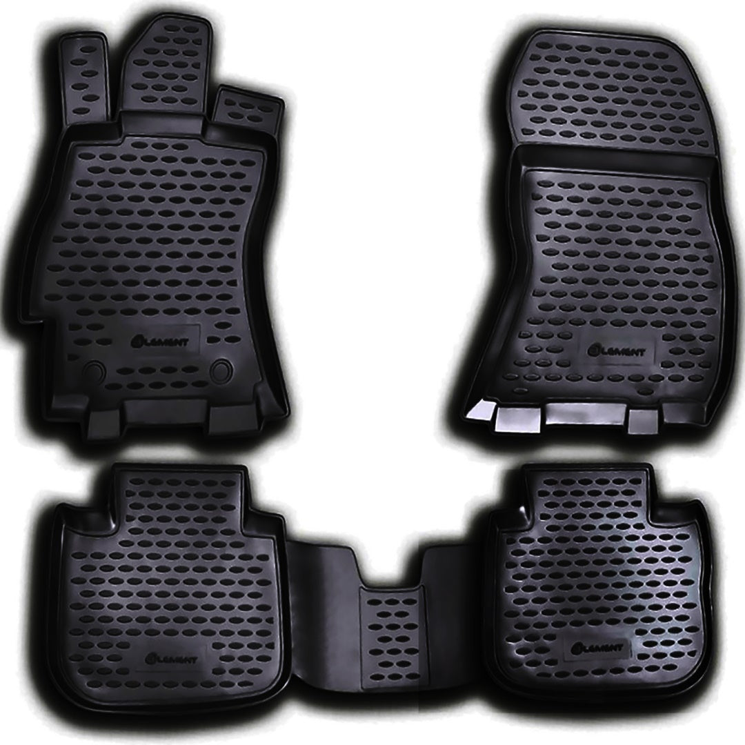 ΜΑΡΚΕ ΠΑΤΑΚΙΑ ΣΕ ΣΚΑΦΗ TPE ΛΑΣΤΙΧΟ ΓΙΑ SUBARU OUTBACK 09/2009-2015 ΣΕ ΜΑΥΡΟ ΧΡΩΜΑ NOVLINE - 4 ΤΕΜ.