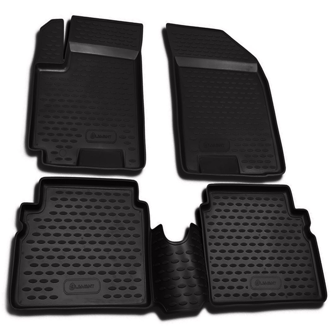 ΜΑΡΚΕ ΠΑΤΑΚΙΑ ΣΕ ΣΚΑΦΗ TPE ΛΑΣΤΙΧΟ ΓΙΑ CHEVROLET AVEO 5D 2003-2011 ΣΕ ΜΑΥΡΟ ΧΡΩΜΑ NOVLINE - 4 ΤΕΜ.