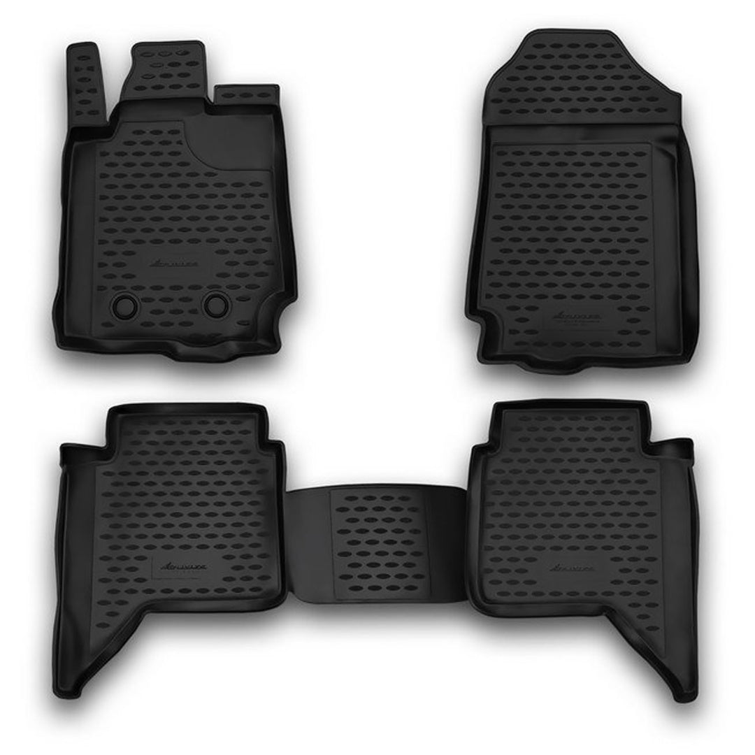 ΜΑΡΚΕ ΠΑΤΑΚΙΑ ΣΕ ΣΚΑΦΗ TPE ΛΑΣΤΙΧΟ ΓΙΑ FORD RANGER 4D 2011+ ΣΕ ΜΑΥΡΟ ΧΡΩΜΑ NOVLINE - 4 ΤΕΜ.