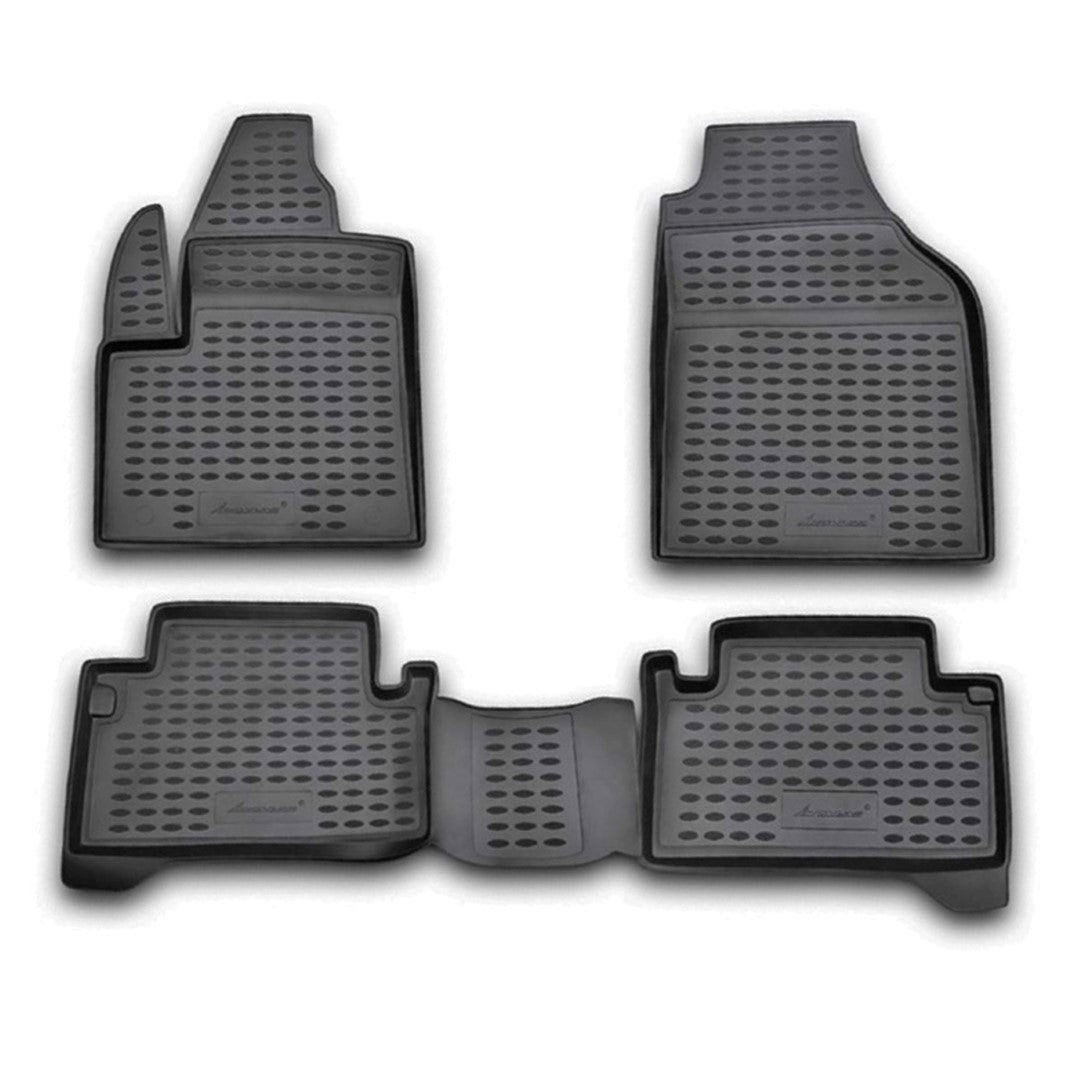 ΜΑΡΚΕ ΠΑΤΑΚΙΑ ΣΕ ΣΚΑΦΗ TPE ΛΑΣΤΙΧΟ ΓΙΑ FORD TRANSIT CONNECT 06/2002-2014 ΣΕ ΑΝΘΡΑΚΙ ΣΚΟΥΡΟ ΓΚΡΙ ΧΡΩΜΑ NOVLINE - 4 ΤΕΜ.