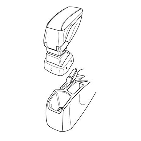 Βάση αντάπτορας τεμπέλη για FORD FOCUS C-MAX 04/07> - Lampa - 1 τεμ.